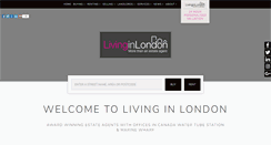 Desktop Screenshot of living-london.net